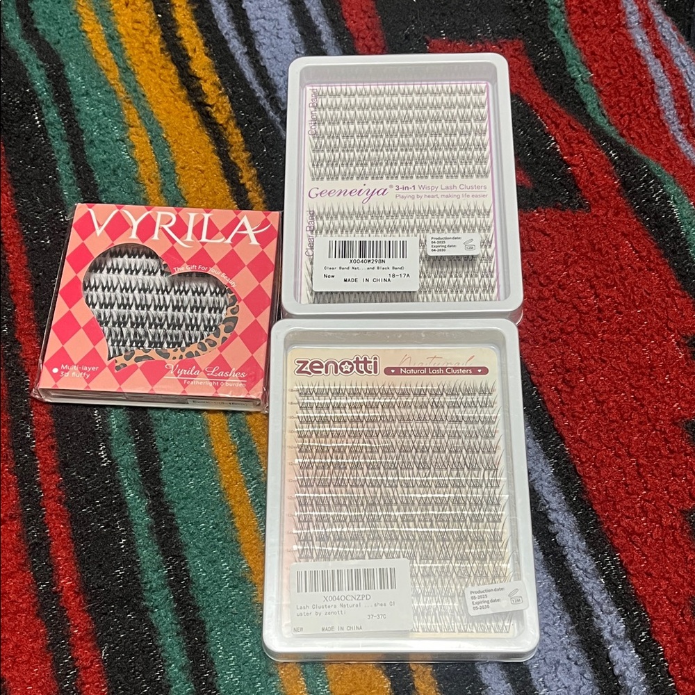 Eyelash cluster bundle